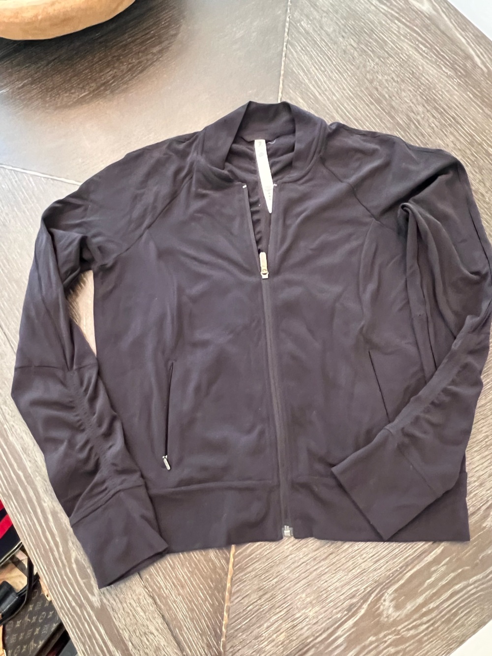 Women’s bomber lululemon Black Full-Zip Jacket - Lightweight Everyday Layer